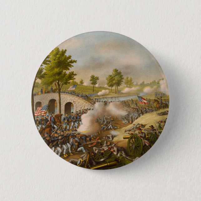 Battle of Antietam--Army of the Potomac Pinback Button (Front)