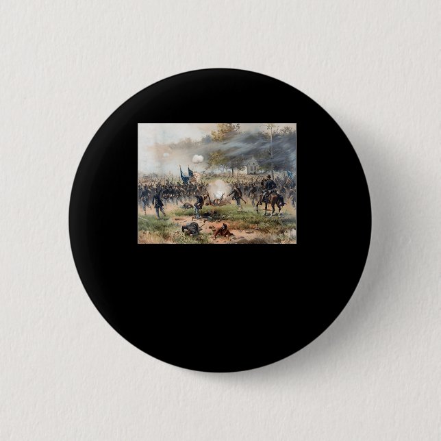Battle Of Antietam - Civil War  Button (Front)