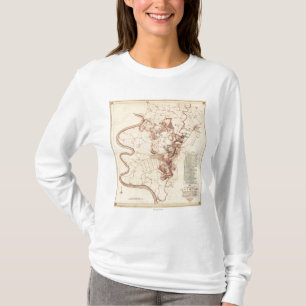 Battle of Antietam - Civil War Panoramic Map 5 T-Shirt