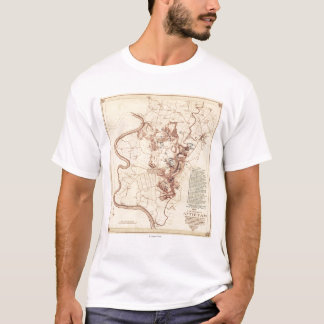 Battle of Antietam - Civil War Panoramic Map 5 T-Shirt