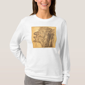 Battle of Antietam - Civil War Panoramic Map 6 T-Shirt
