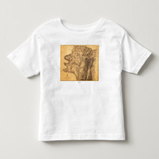 Battle of Antietam - Civil War Panoramic Map 6 Toddler T-shirt