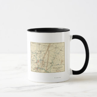 Battle of Antietam - Civil War Panoramic Map 7 Mug