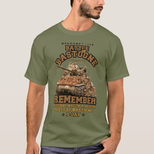 Battle of Bastogne Veterans day T_Shirt