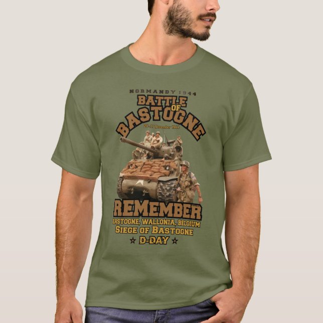 Battle of Bastogne Veterans day T-Shirt (Front)