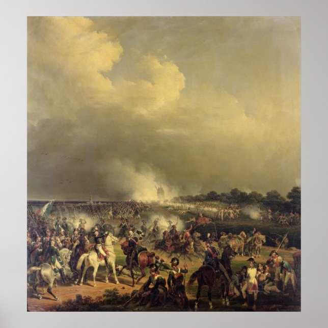 Battle of Boussu, 3rd November 1792, 1845 Poster (Front)