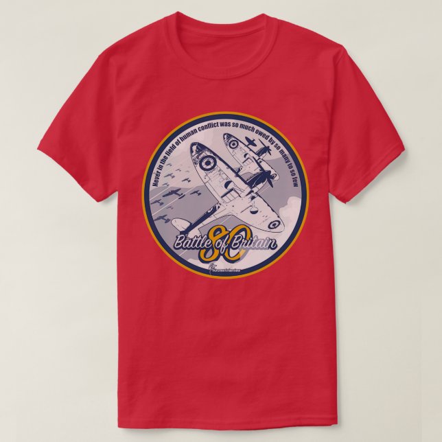 Battle of Britain 80th Anniversary  T-Shirt (Design Front)
