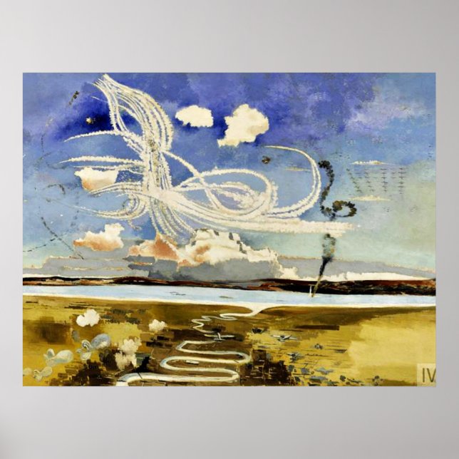 Battle of Britain, fine art painting by Paul Nash  Poster (Front)