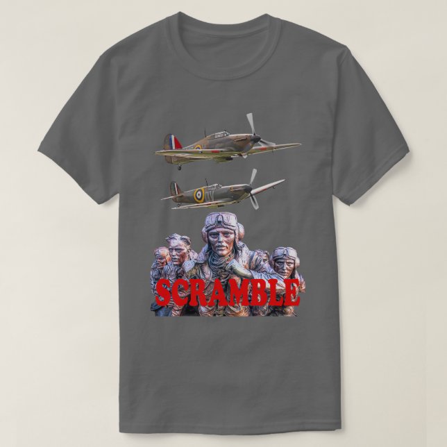 Battle Of Britain Scramble  T-Shirt (Design Front)