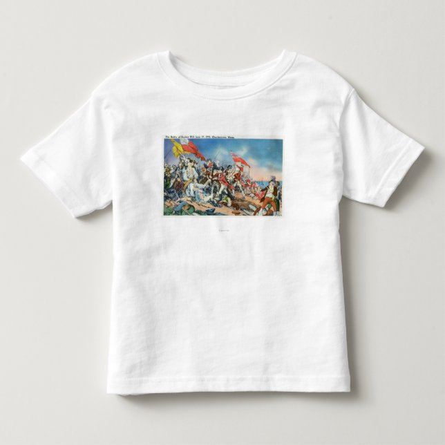 Battle of Bunker Hill Scene - Charlestown, MA Toddler T-shirt (Front)