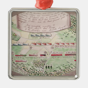 Battle of Camden, 1780 Metal Ornament