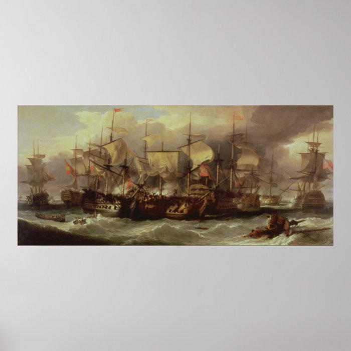 Battle of Cape St.Vincent Print