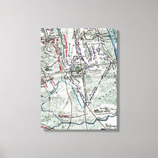 Battle of Chancellorsville 2 Canvas Print