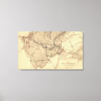 Battle of Chancellorsville 2 Canvas Print