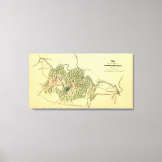 Battle of Chancellorsville 3 Canvas Print