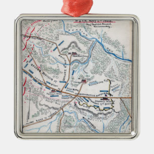 Battle of Chancellorsville 3 Metal Ornament
