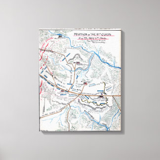 Battle of Chancellorsville Canvas Print