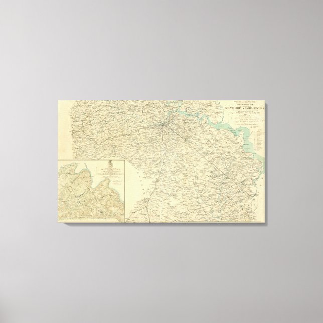 Battle of Chancellorsville Canvas Print (Front)