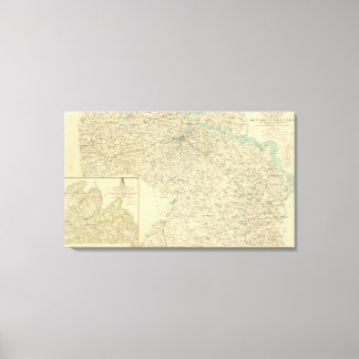 Battle of Chancellorsville Canvas Print