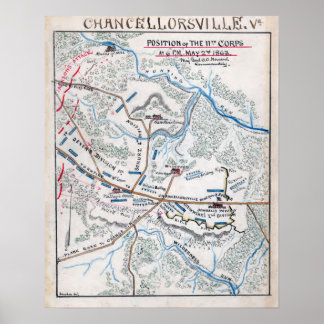 Battle of Chancellorsville Poster
