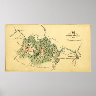Battle of Chancellorsville Poster