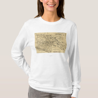 Battle of Chickamauga - Civil War Panoramic Map 2 T-Shirt