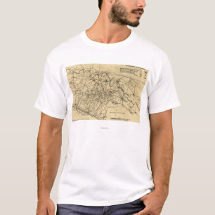 Battle of Chickamauga - Civil War Panoramic Map 2 T-Shirt