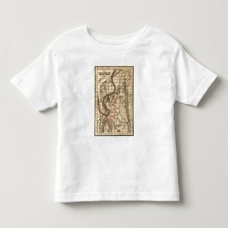Battle of Chickamauga - Civil War Panoramic Map 3 Toddler T-shirt