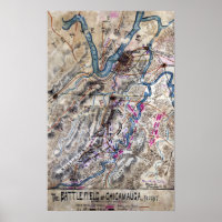 Battle of Chickamauga - Civil War Panoramic Map