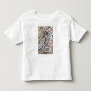 Battle of Chickamauga - Civil War Panoramic Map Toddler T-shirt
