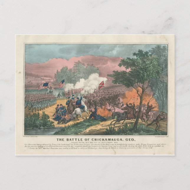 Battle of Chickamauga Postcard (Front)