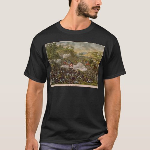 Battle of Chickamauga published circa 1890 T_Shirt