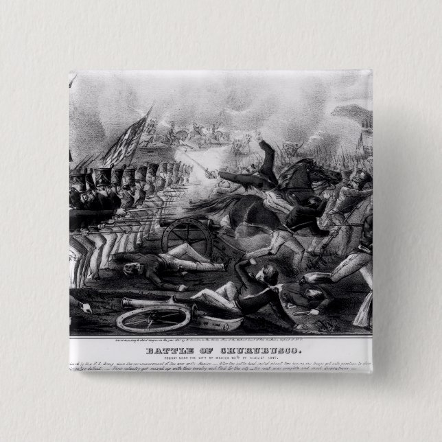 Battle of Churubusco Pinback Button (Front)