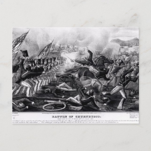 Battle of Churubusco Postcard (Front)