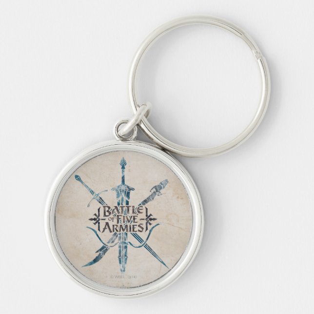 BATTLE OF FIVE ARMIES™ Logo Keychain (Front)