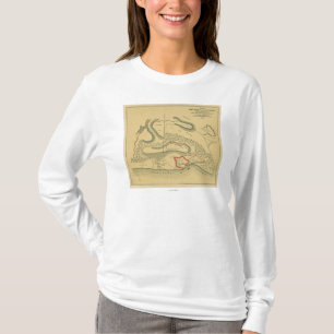 Battle of Fort Henry - Civil War Panoramic Map T-Shirt