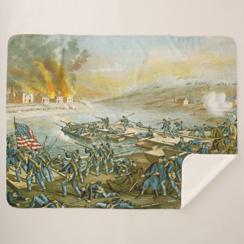 Battle Of Fredericksburg 1862 Sherpa Blanket by ALMOUNT at Zazzle
