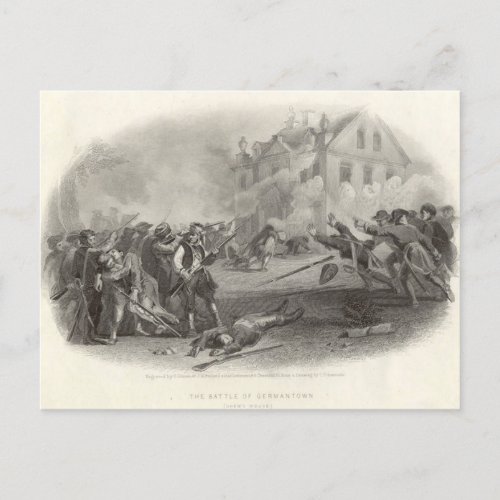 Battle of Germantown Postcard