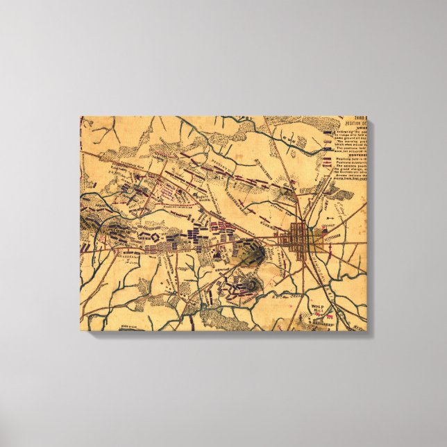 Battle of Gettysburg 11 Canvas Print (Front)