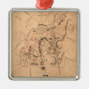 Battle of Gettysburg 11 Metal Ornament