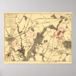 Battle of Gettysburg 11 Poster