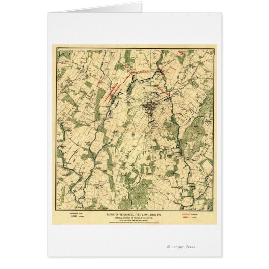 Battle of Gettysburg 12 Cards (Front)
