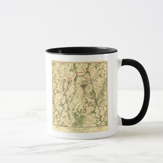 Battle of Gettysburg 12 Mug (Right)