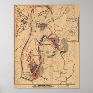 Battle of Gettysburg 14 Poster