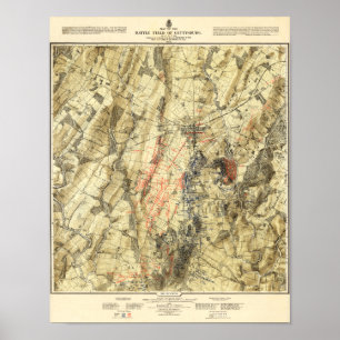 Battle of Gettysburg 15 Poster