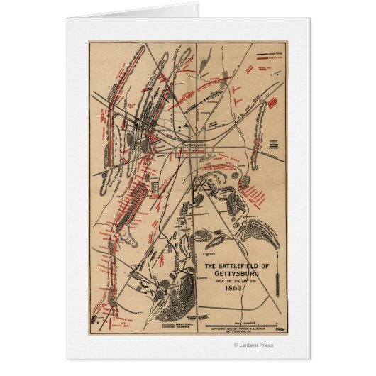 Battle of Gettysburg 2 Cards (Front)