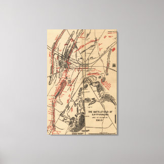 Battle of Gettysburg 4 Canvas Print