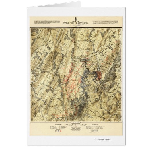 Battle of Gettysburg 5 Cards (Front)