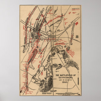 Battle of Gettysburg 6 Poster
