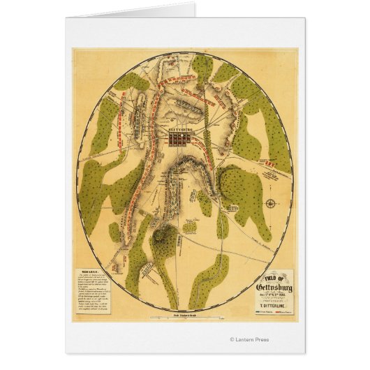 Battle of Gettysburg 7 Cards (Front)